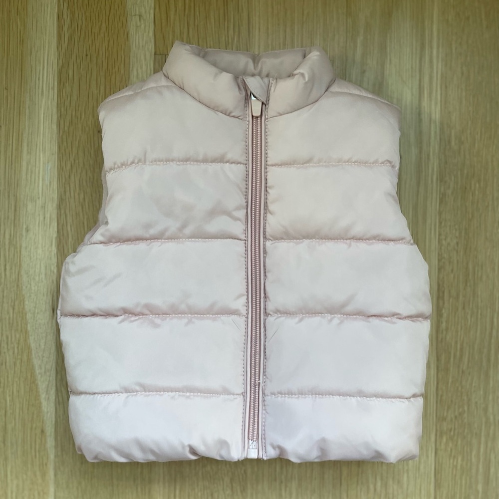 Baby Pink Puffer Vest
